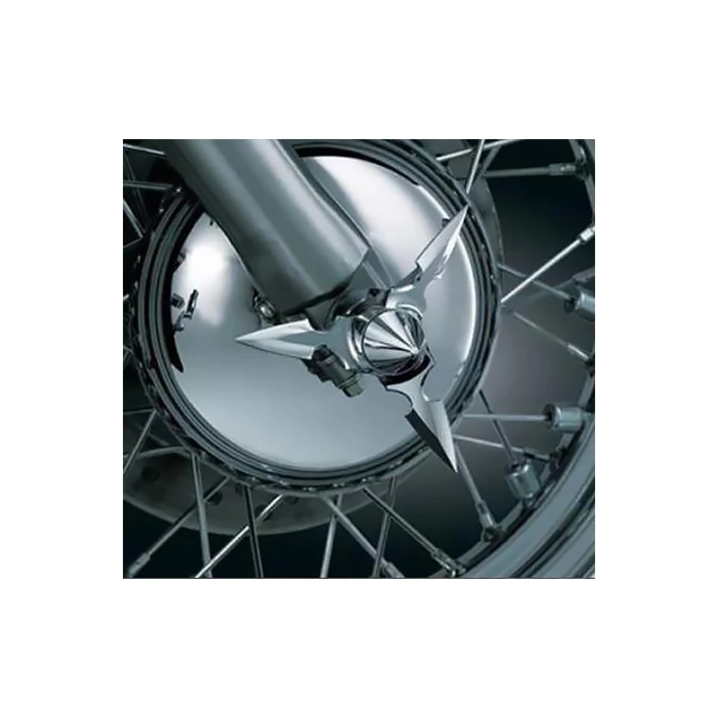 Мотоциклетные хромированные или черные чехлы с черепом для передней оси лезвия