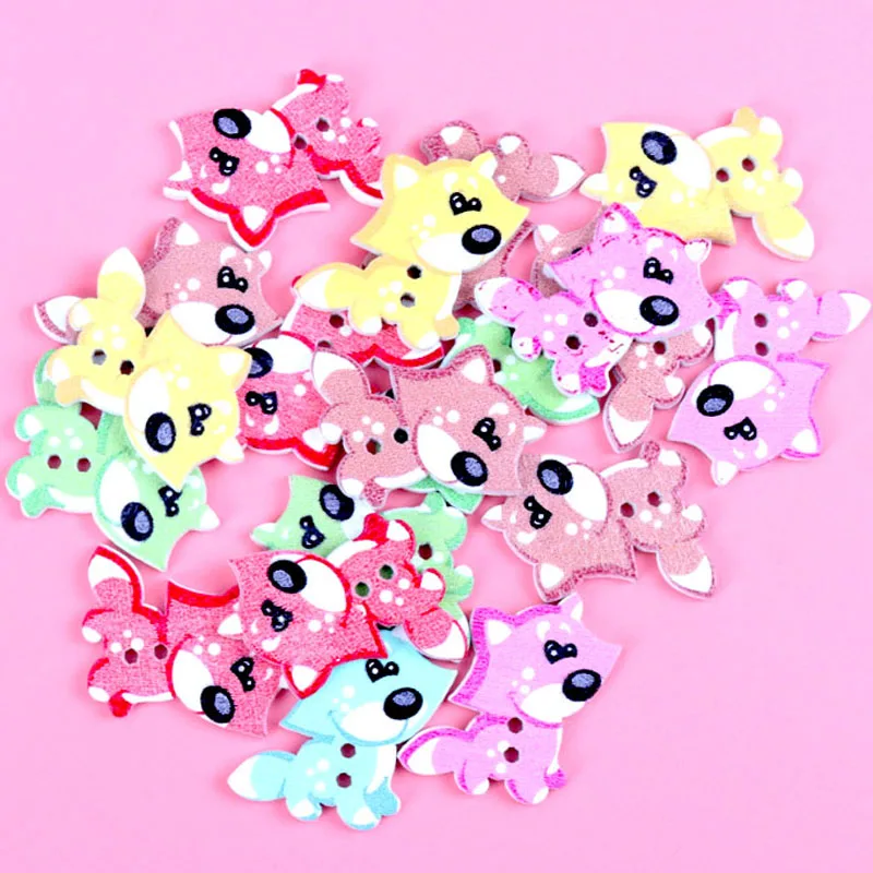 30 шт. декоративные деревянные картинки в виде собаки для скрапбукинга 27x26 мм | Дом