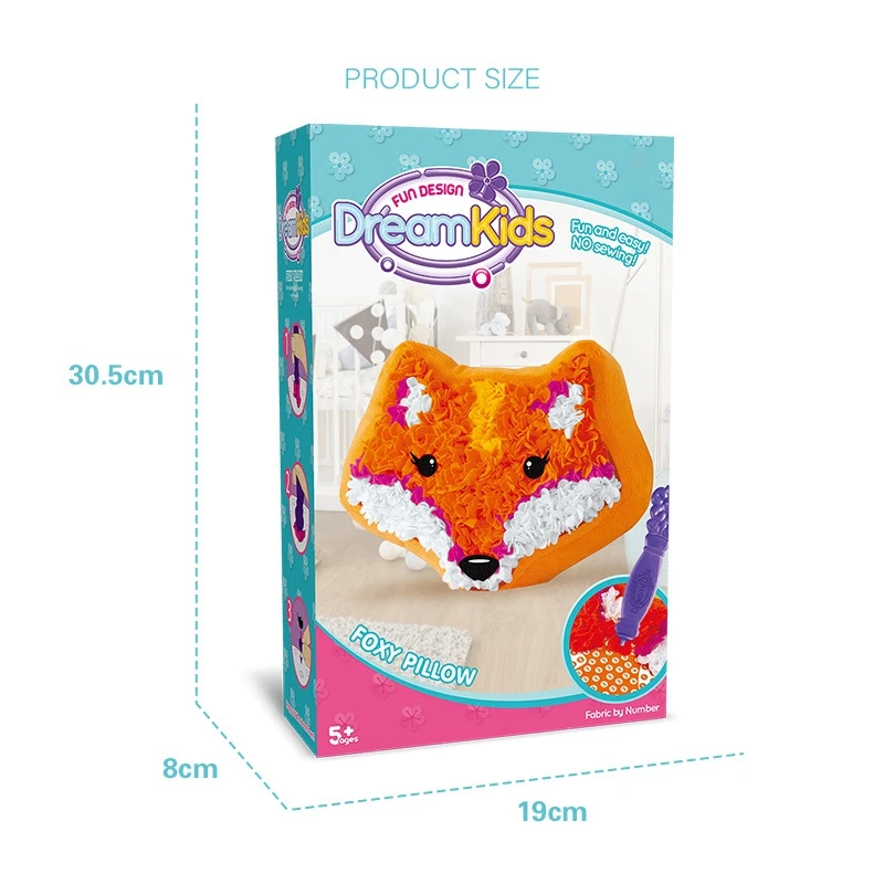 

DIY Material Package Pillow Animal Tiger Parent-Child Interative Toys