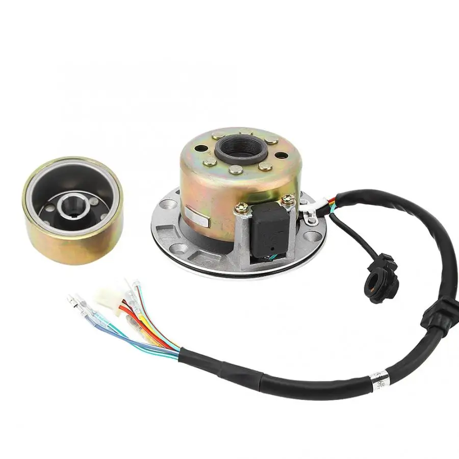 Motor Kits Stator Rotor Magneto Coil Fit for ZongShen 150CC Aluminum Alloy Oil-cooled Engine Magneto Coil Car Accessories