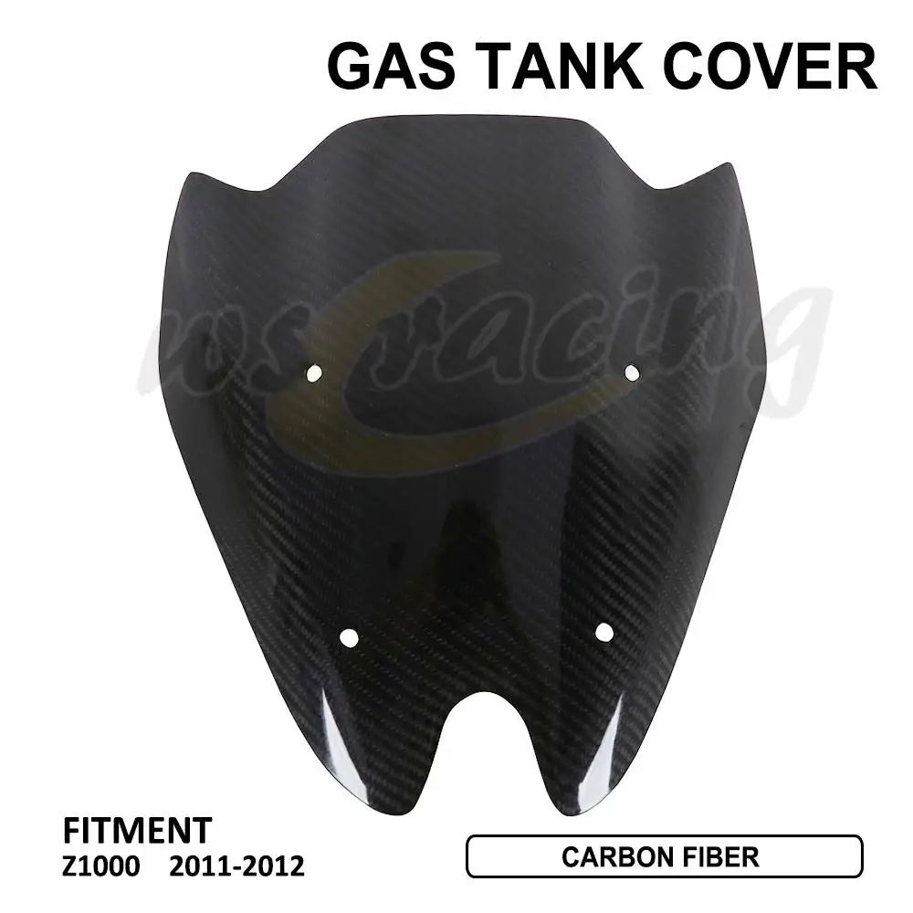 Мотоциклетный черный чехол из углеродного волокна для бензобака масла и газа