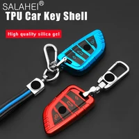 soft tpu car styling key case key cover shell protector for bmw x5 f15 x6 f16 g30 7 series g11 x1 f48 f39 keyless auto interior