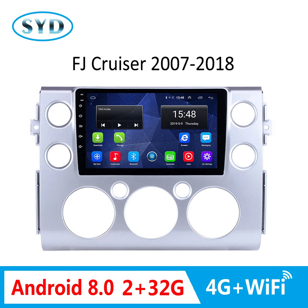 4G интернет автомобильное радио для Toyota FJ CRUISER 2007 2010 2011 2012 2013 2014 2018 Android 8 0 навигация