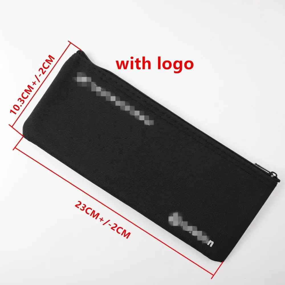 Professional Wired Microphone Holder cloth Case With Zipper For Sennheiser Microphone Bag Accessories or Cable 23*10.3 cm LOGO