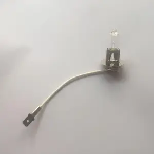 Лампа для фонарика H3 6v55w, автомобильная лампа H3 6V 55W, длина линии 8 см