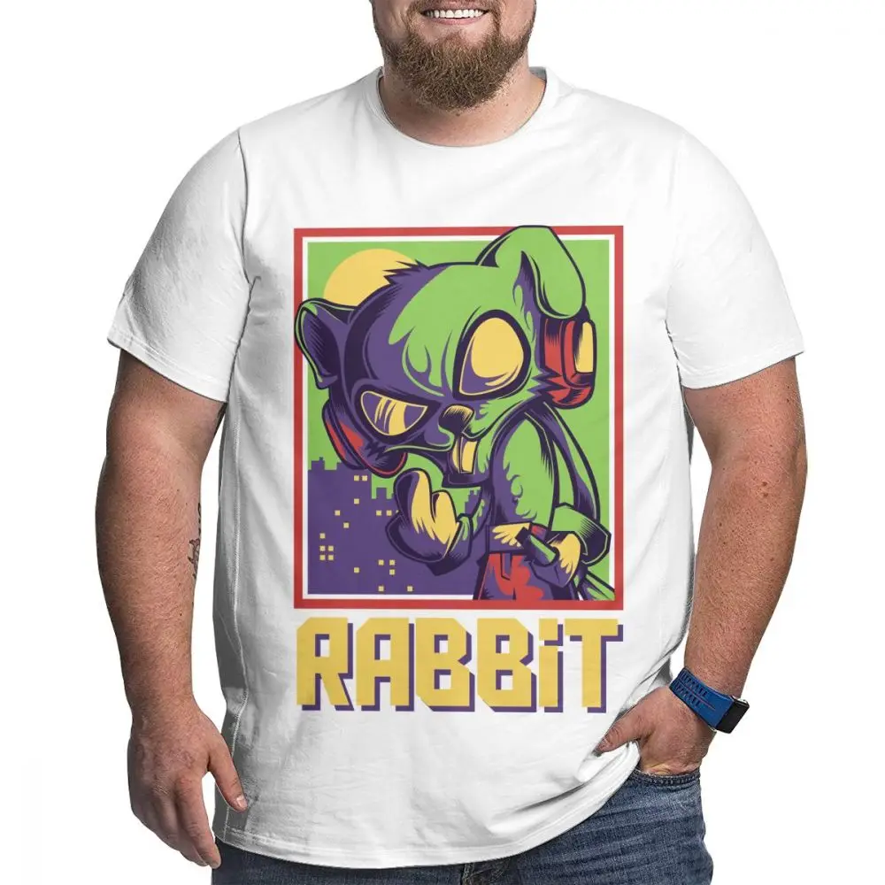 Футболка мужская хлопковая с круглым вырезом в стиле граффити