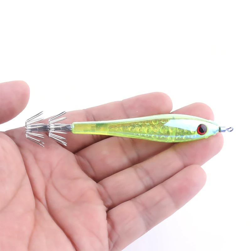 5 шт. 9 см 6 г крючок для кальмаров искусственная жесткая приманка сильная 2 стадии