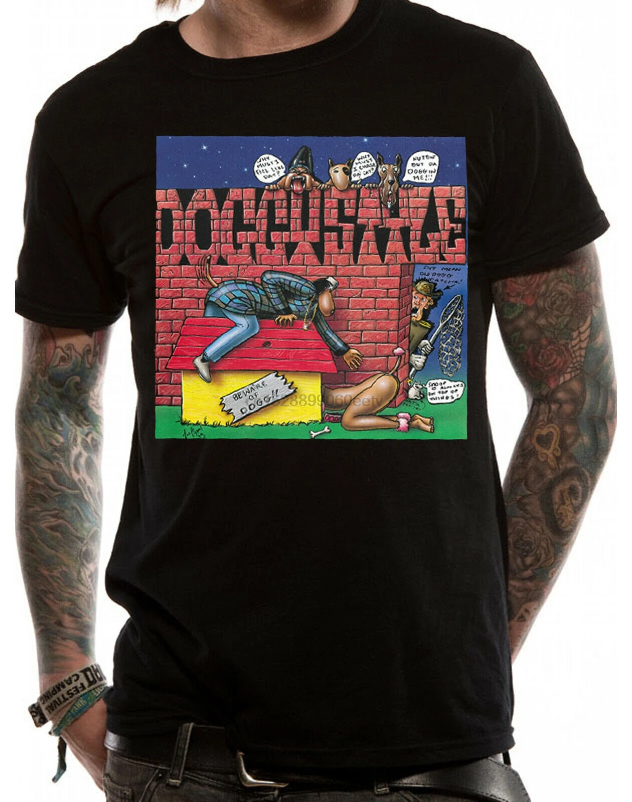 

Snoop Doggy Dogg Doggystyle Death Row Records Official Tee T-Shirt Mens Unisex