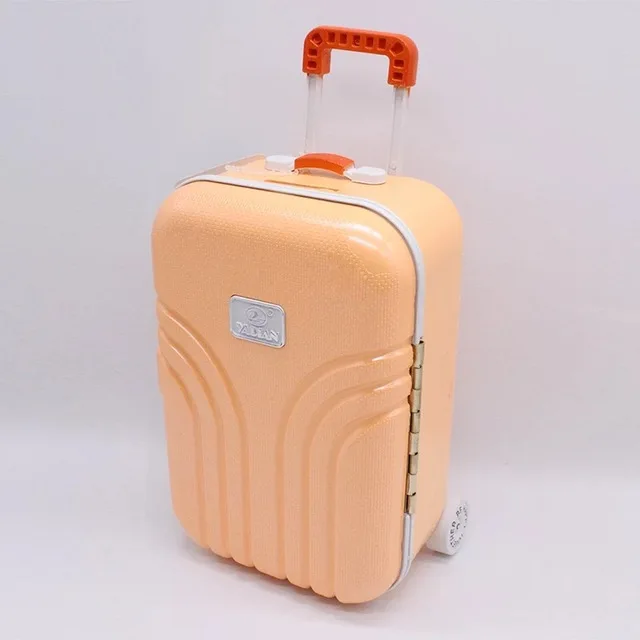 Kawaii Minin Cate Suitcase Carry-ons Travel Spinner Rolling Luggage on Wheels Cabin Trolley Box For Dolls Toy Fans Gift | Игрушки и