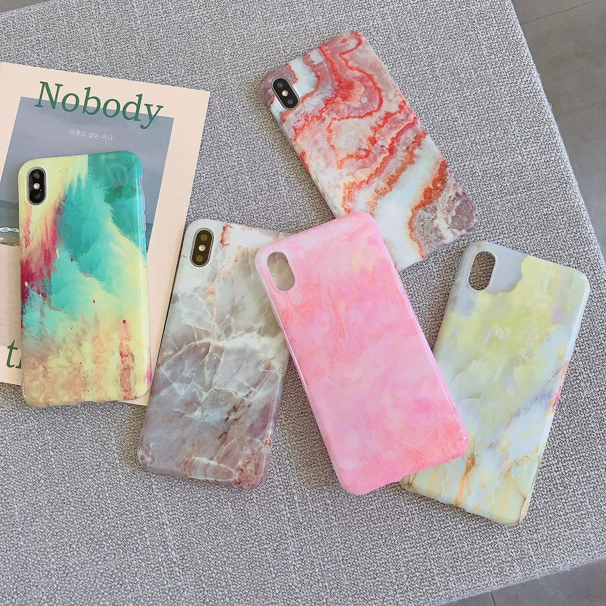 

Мраморный чехол PEIPENG для iphone X XR XS MAX, мягкие силиконовые чехлы imd для iphone 6 6S 7 8 Plus, чехол для телефона