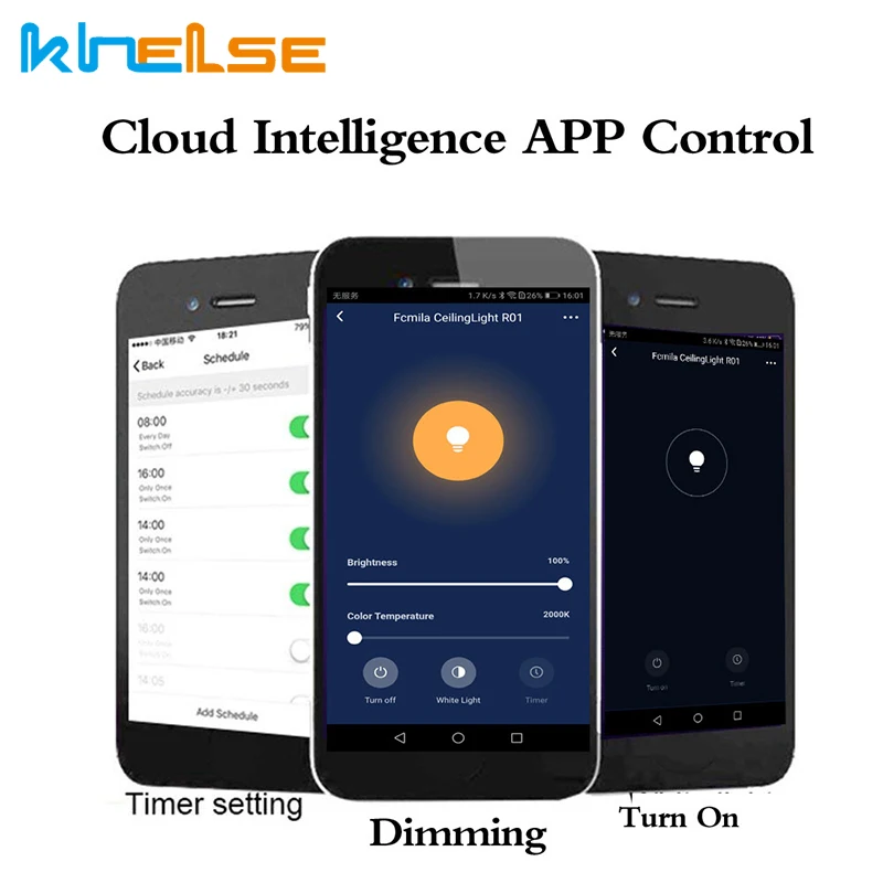 Умный беспроводной потолочный светильник с дистанционным управлением