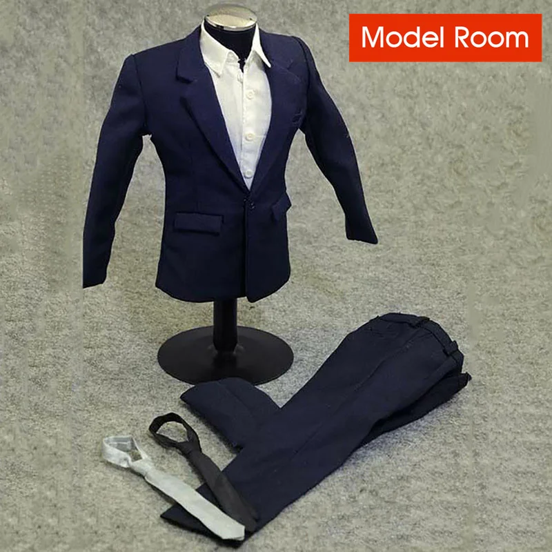 ZY Toys 1/6 масштаб мужские синие костюмы Одежда для солдат комплект модель