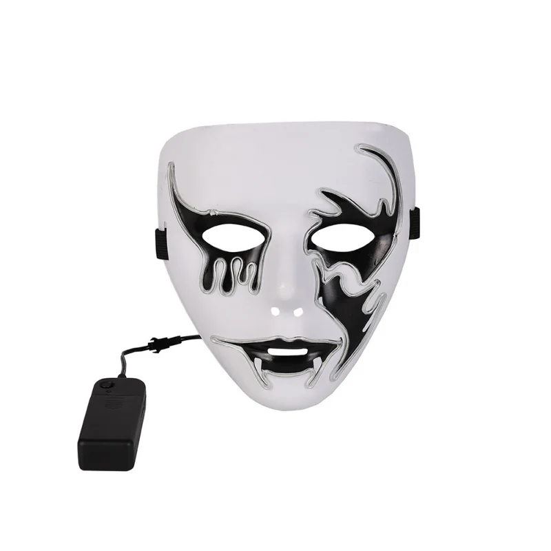 High Quality New LED Halloween Party Decorative Mask Club Bar Flashing Bloody Grimace Horror Haunted Masquerade Props | Дом и сад