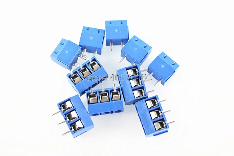 

200 шт. KF301-5.0-2P + KF301-5.0-3P KF301 "+" винт 5,0 мм, коннектор с прямым штифтом для печатной платы, винтовой клеммный блок