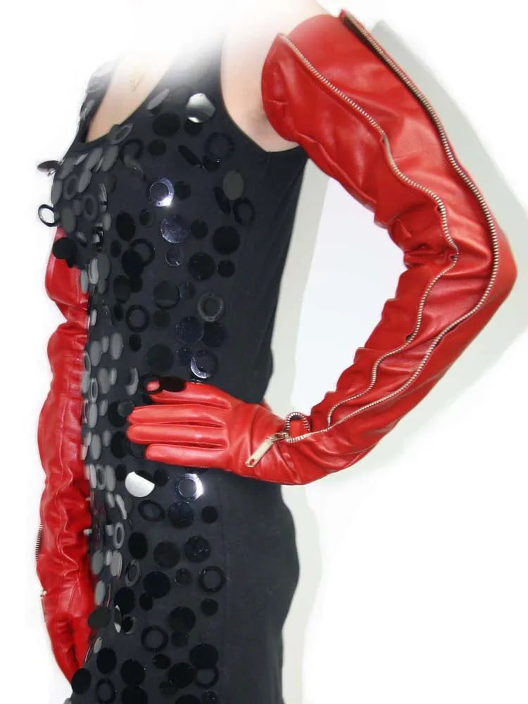 70 см (27 6 &quot) длинные средние невидимые стильные Натуральная овечья кожа вечерние