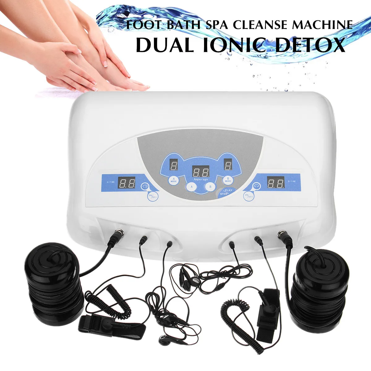 Новая ванна для ног с двойной детоксикацией и кровообращением/ионная