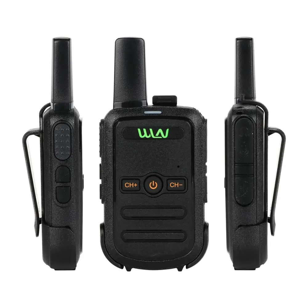 2PCS/Lot Mi-Ni Walkie Talkies WLN KD-C51 Handheld Transceiver Two Way Radio For Kids Toy As Children Gift Easy Convenient Radio