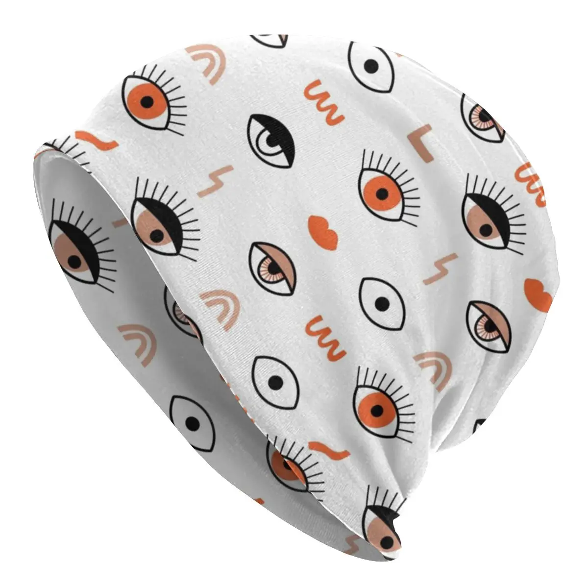 

Eye Love You Eyelash Bonnet Hats Fashion Autumn Winter Skullies Beanies Hats for Men Women Winter Knitting Hats Spring Warm Cap