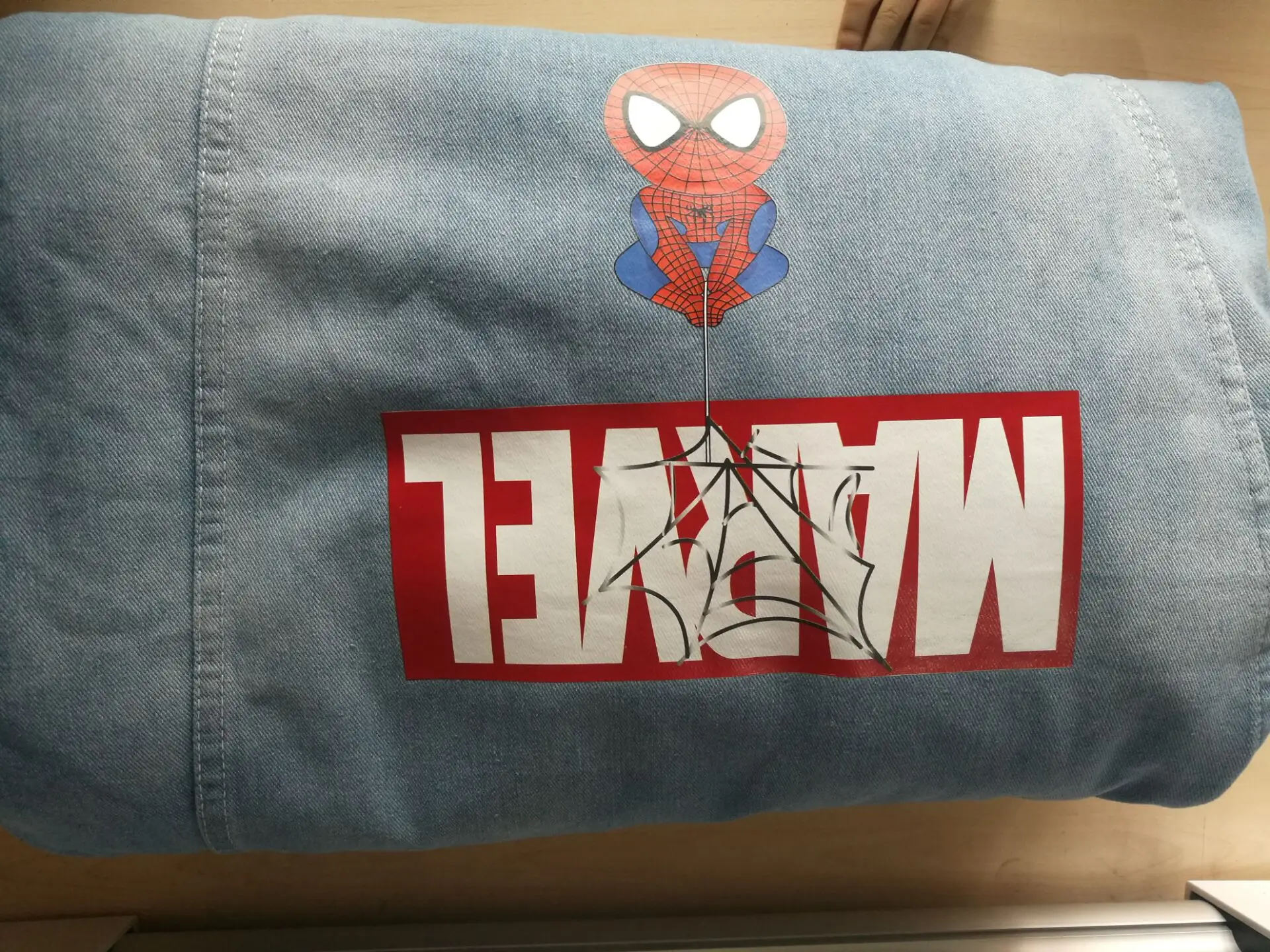 Marvel Comics человек паук повседневные толстовки унисекс ковбой поддельные две части Толстовка отверстие джинсовая куртка пальто