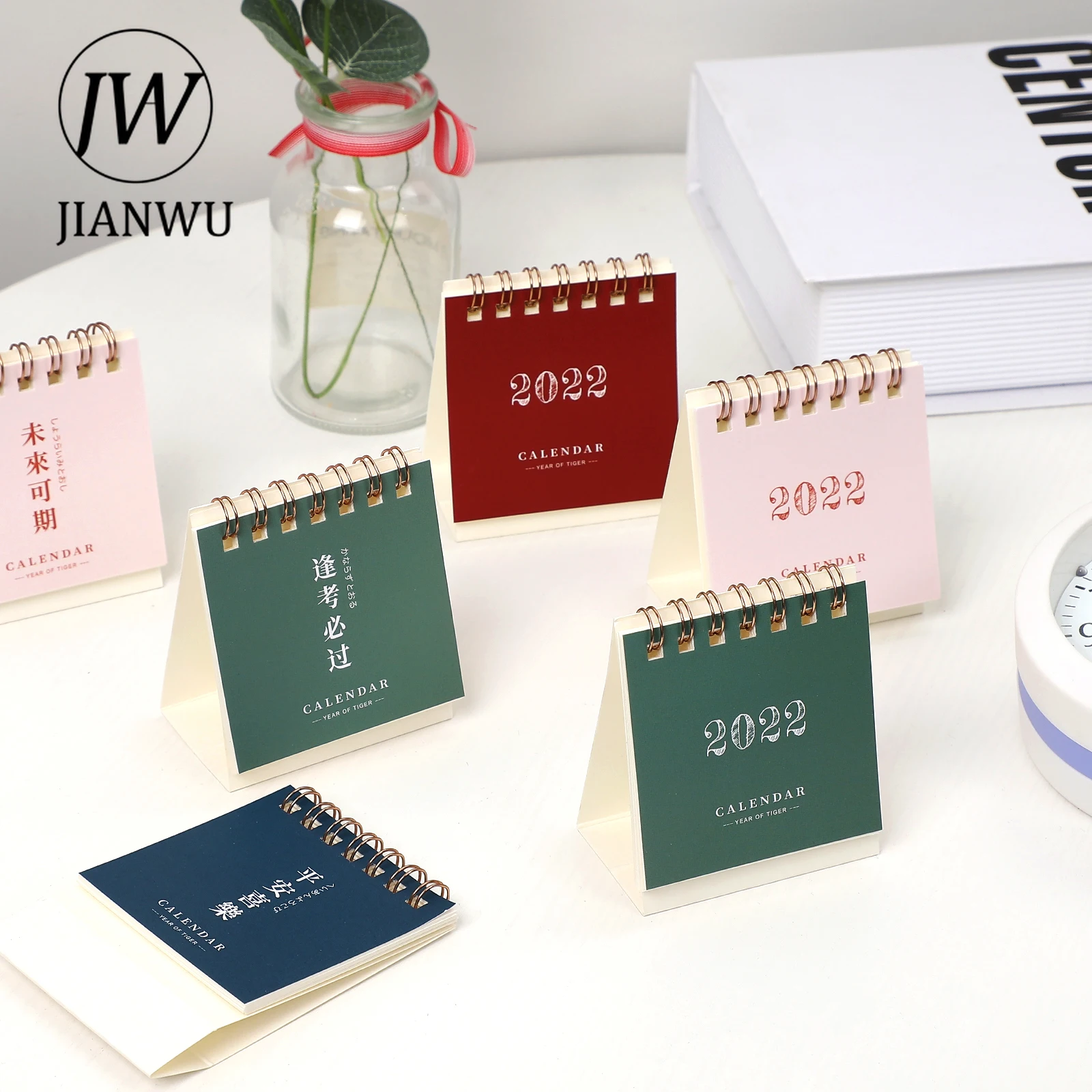 JIANWU 2021 2022 настольный мини-календарь креативный милый домашний офис 365