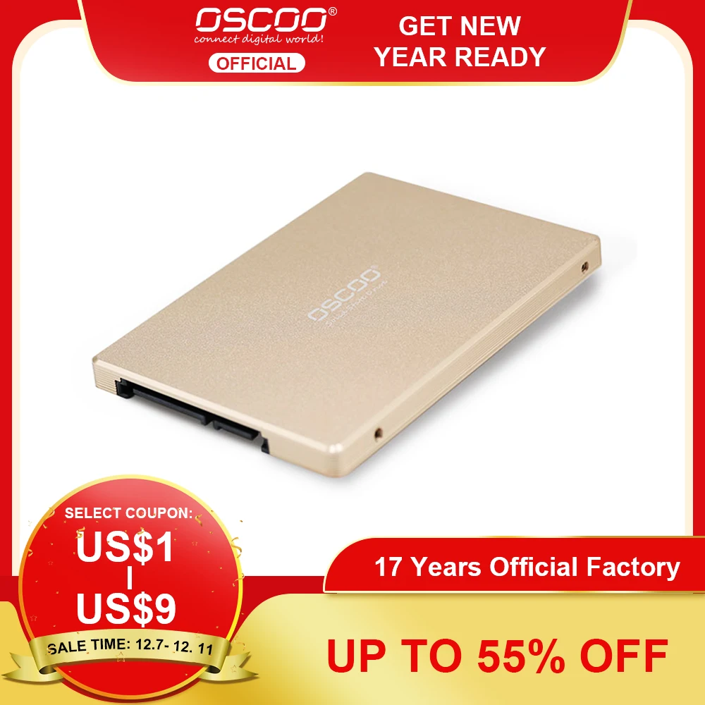 Твердотельный накопитель OSCOO Ssd диск для ноутбука 512g Sataiii Stateii 480g Hd 64 Гб 128 ГБ 256 512