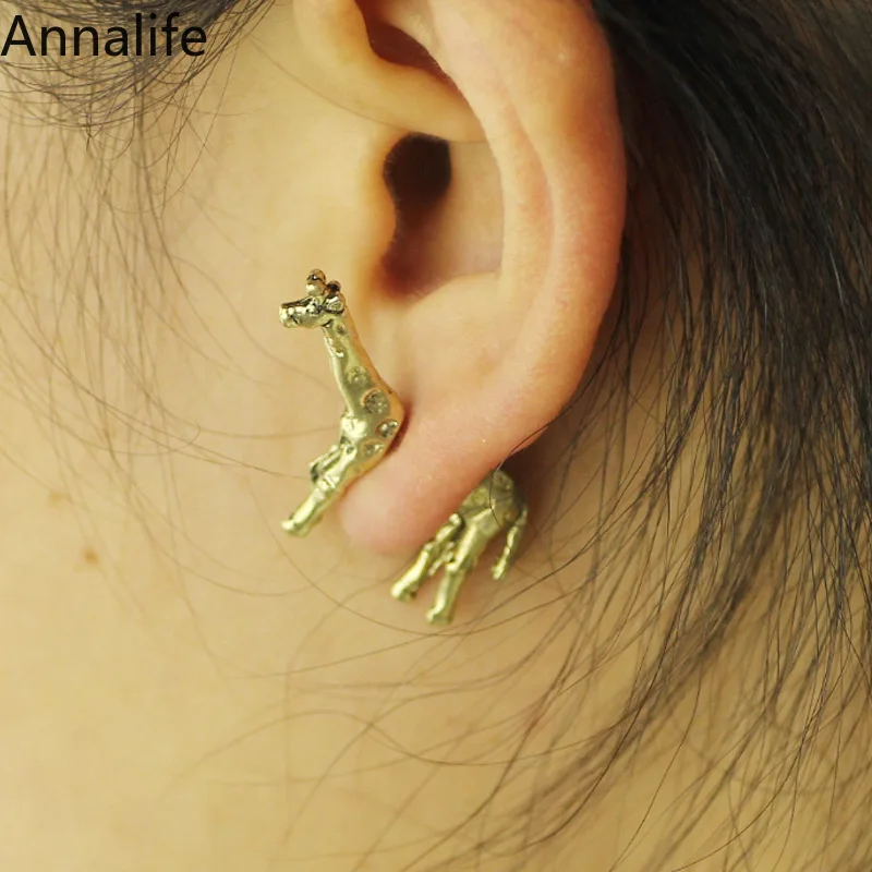 Новинка 2019 милая фотография жирафа реальный подарок для женщин украшения