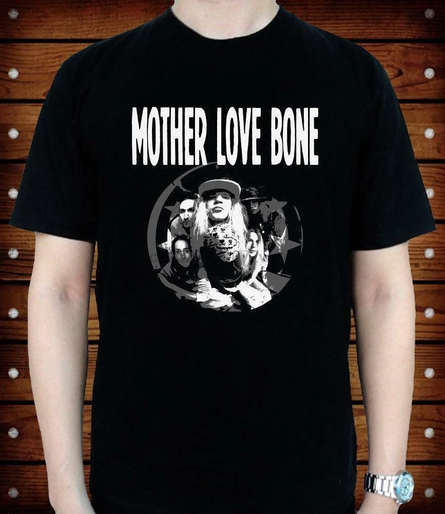 Новая футболка с логотипом LOVE BONE размеры США S M L XL 2XL XXXL ZM1|Мужские футболки| |