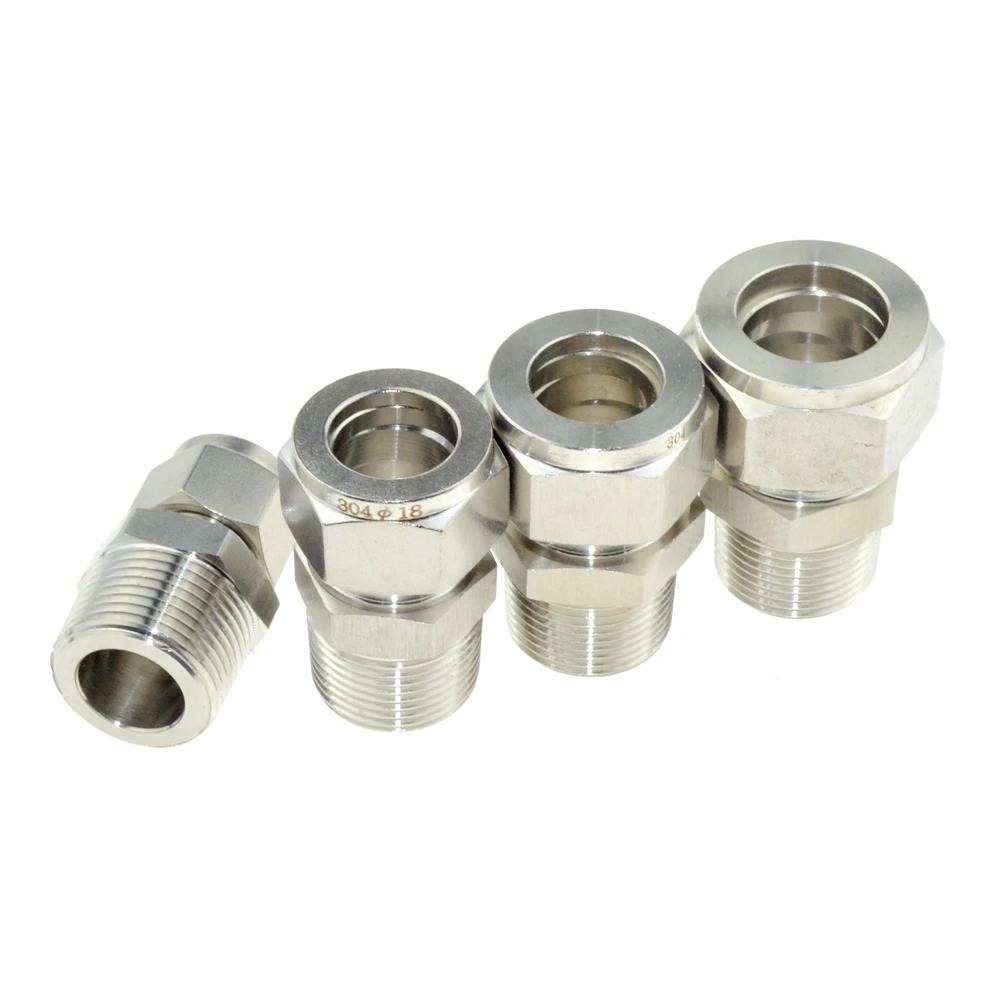 3/4 &quotBSPT наружная резьба x 12 мм 16 18 3/4" OD трубка с двойным наконечником