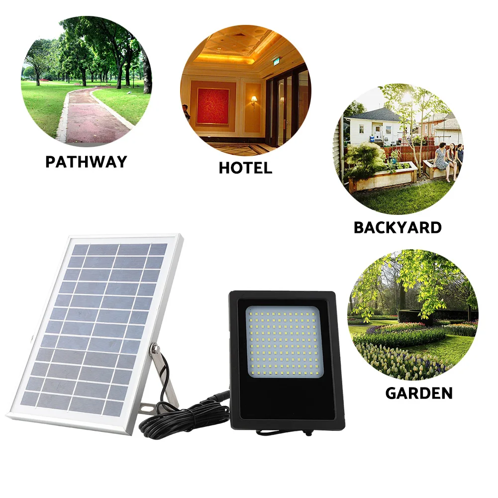 Водонепроницаемый точечный светильник на солнечной энергии 6 в Вт 120 светодиодов