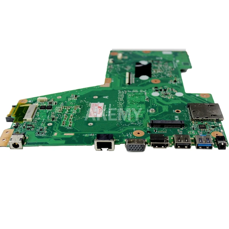 

Akemy Laptop motherboard For Asus X451CA F451 F451C X451CA Mainboard REV.2.1 HM77 SR0N9 I3-3217U GMA HD 3000