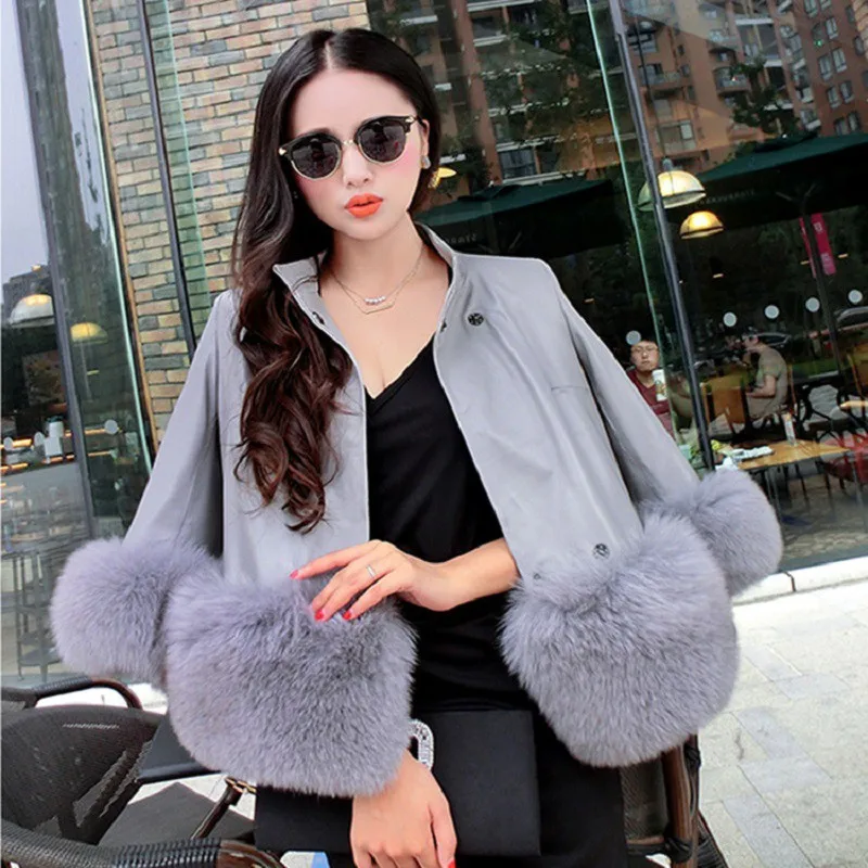 Женские кожаные куртки размера плюс 6XL 2019 Осенние Куртки из искусственной кожи