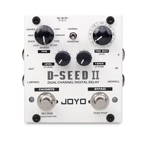 joyo d seed ii digital delay pedal for electric guitar floor multi looper delay guitar effect pedal guitar bass accessories