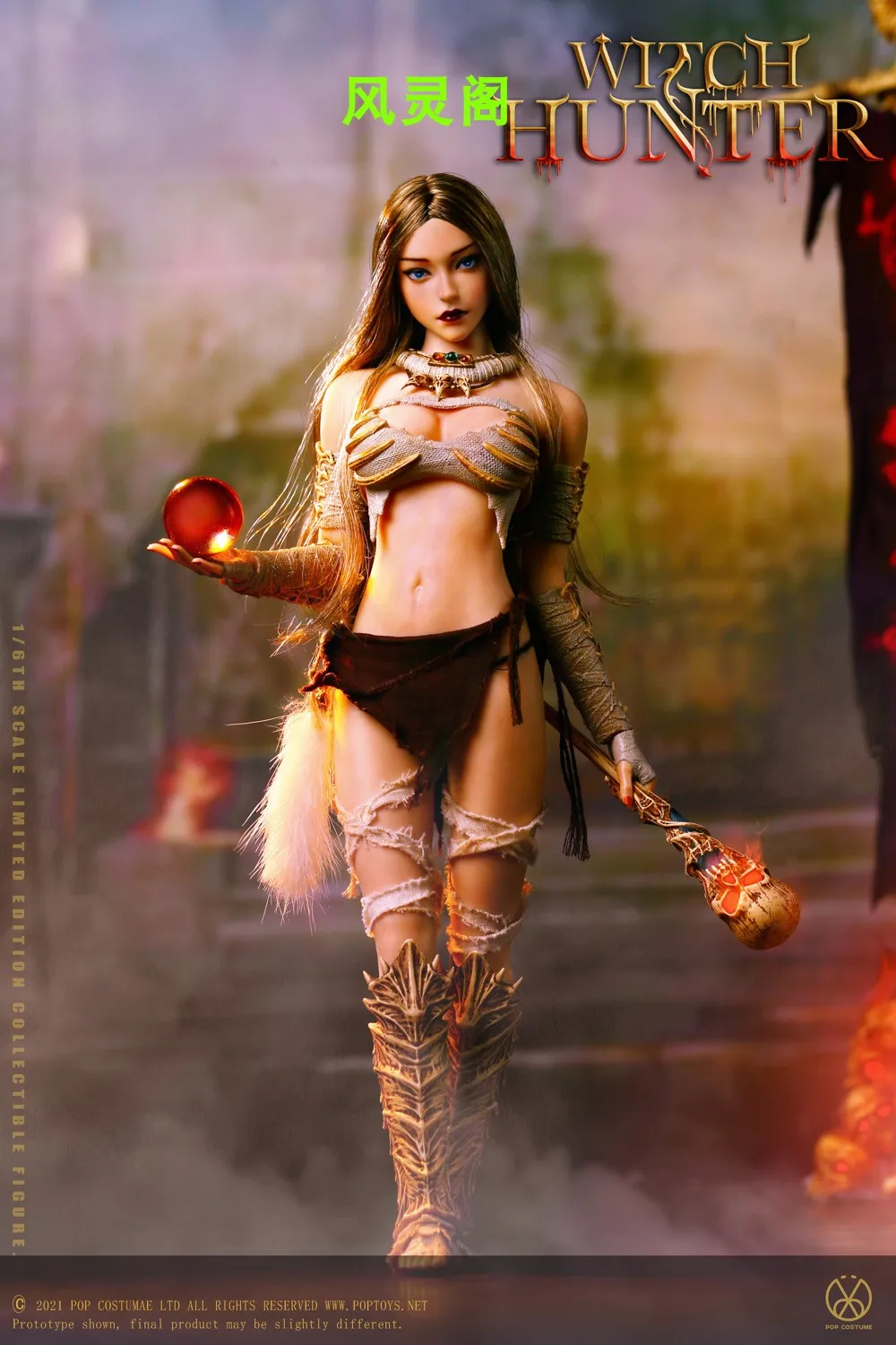 POPTOYS 1/6 кровавый шаман апая белый WH001 WH002 WH003 с бесшовным корпусом TBLeague S10D | Игрушки