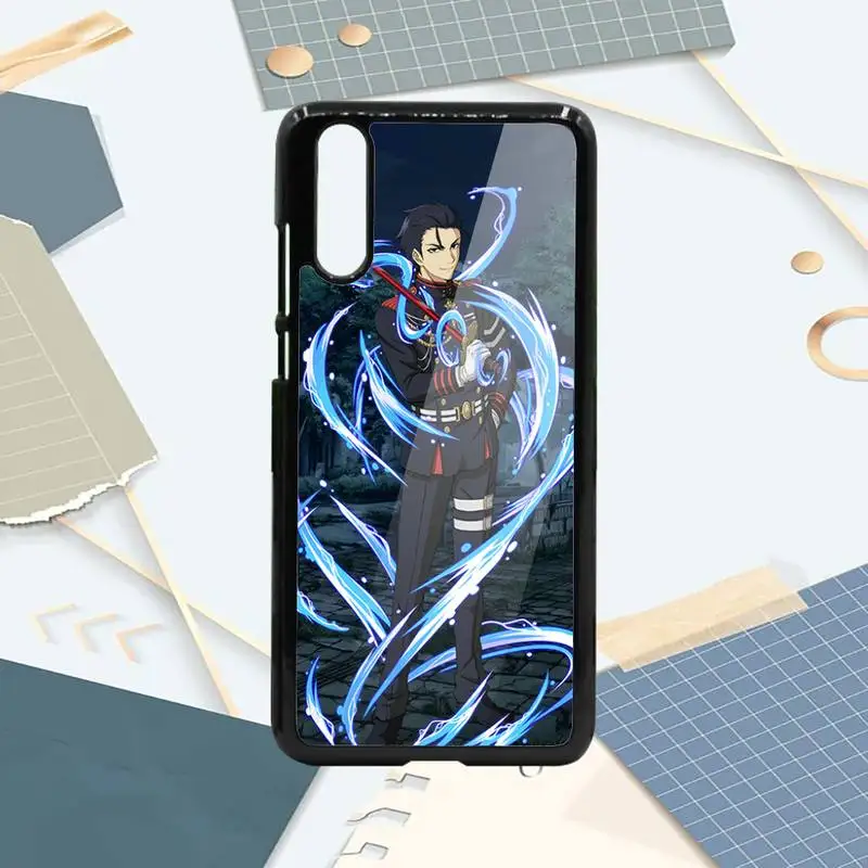 

Japan anime Guren Ichinose Phone Cases PC For Samsung galaxy S note 8 9 20 10 e lite2019 plus pro ultra