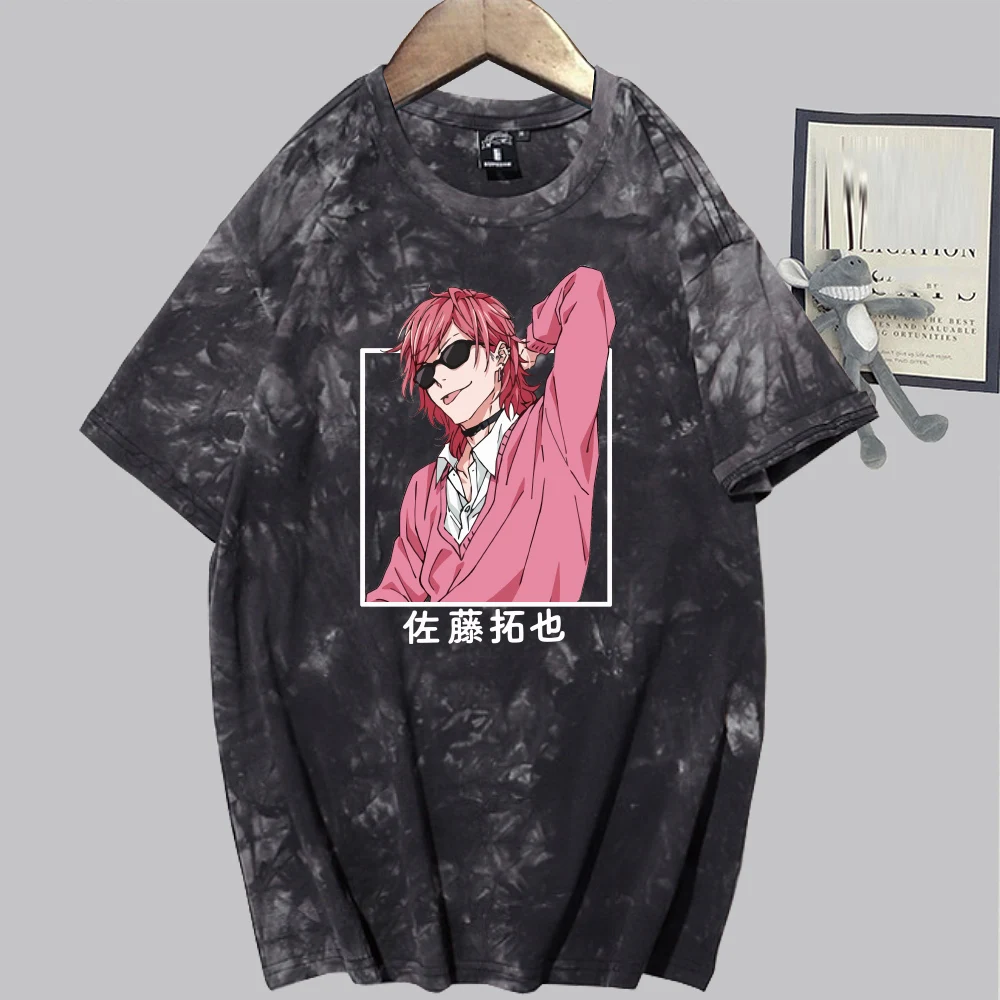 

Футболка с коротким рукавом и круглым вырезом, в стиле аниме