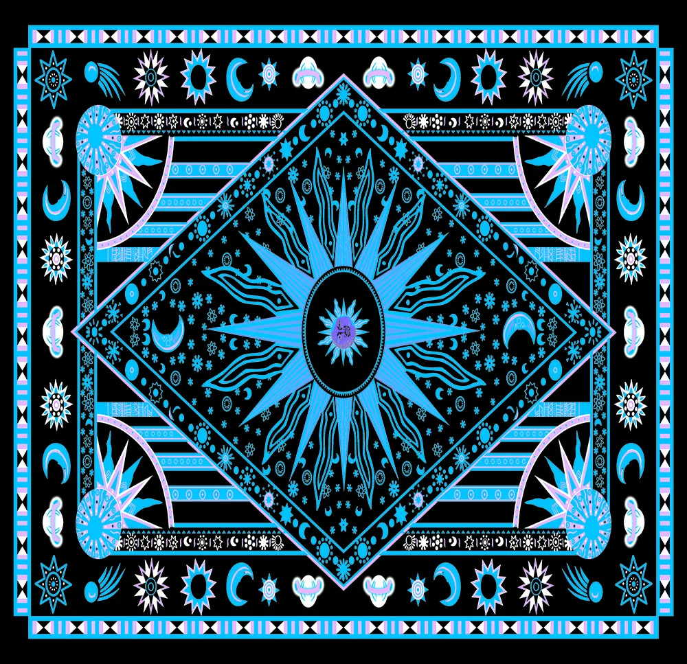 Красочные Гобеленовые настенные гобелены Висячие психоделические небесные