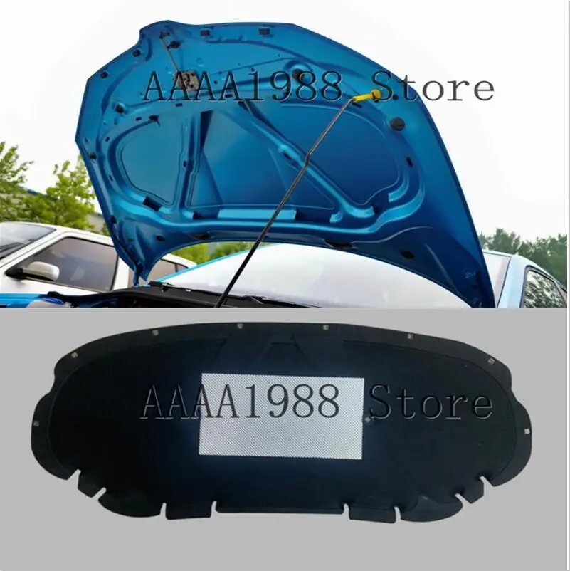 

Car Front Hood Engine Sound Heat Insulation Cotton Pad Soundproof Mat Cover For Skoda Fabia 2015 2016 2017 2018