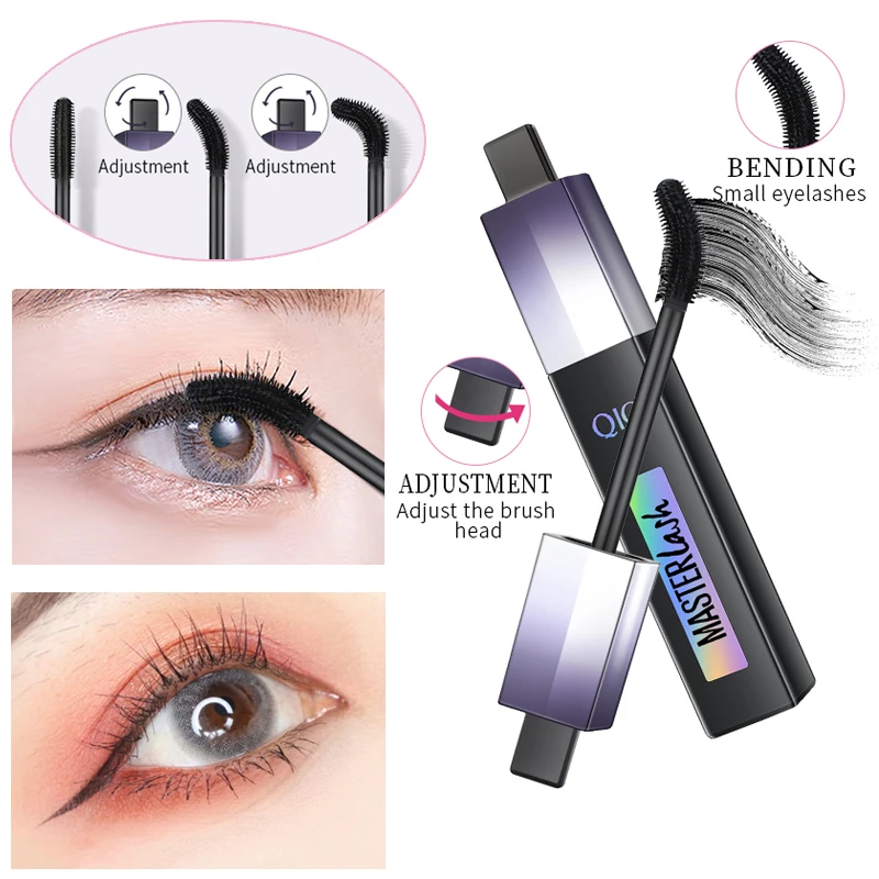4D Тушь для ресниц удлиняет ресницы водостойкая долговечная вращение на 180 °