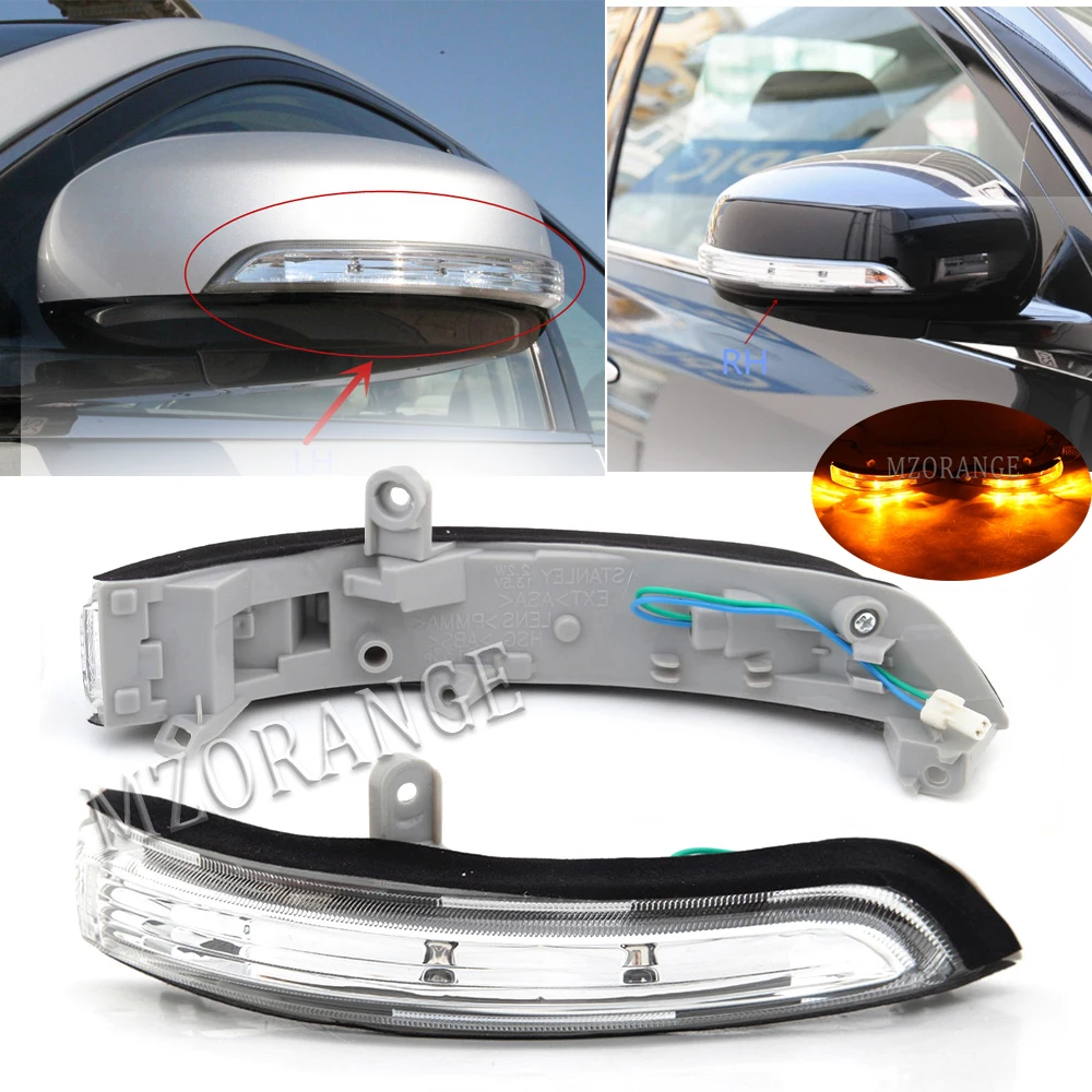 

Rearview Mirror LED Flasher Lamp For NISSAN TEANA J32 2008-2012 altima light Rear View Wing Mirror Indicator Turn Signal Light