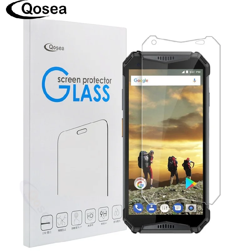 Qosea закаленное стекло для Ulefone Armor X3 защита экрана 9H ультратонкая пленка против