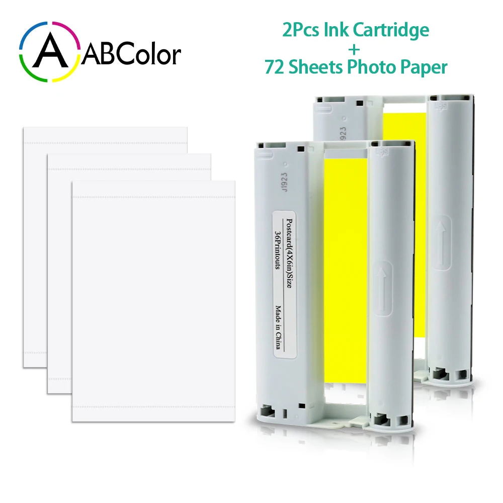 

Для Canon Selphy чернильный картридж KP-108IN 72 шт. PaperKP-36IN для Canon Selphy CP1300 CP1200 CP910 CP900 фотопринтер