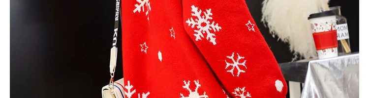 826# Рождественские зимние вязаные свитера для беременных, зимние свободные пуловеры больших размеров, Одежда для беременных женщин, плотные теплые свитера для беременных