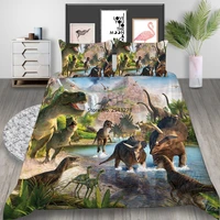 home textile 23pcs bedding set 3d printing dinosaur paradise cat horse cartoon kids boys duvet cover sets queentwinking size