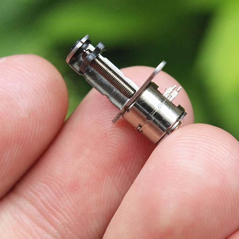 1 шт. миниатюрный винтовой стержень 6 мм шаговый двигатель двухфазный