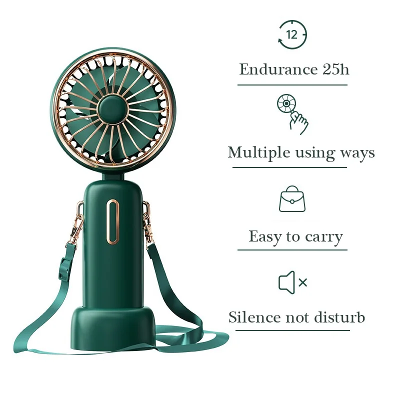 Мини 4800mA портативный вентилятор с встроенным wi Перезаряжаемые Батарея Usb