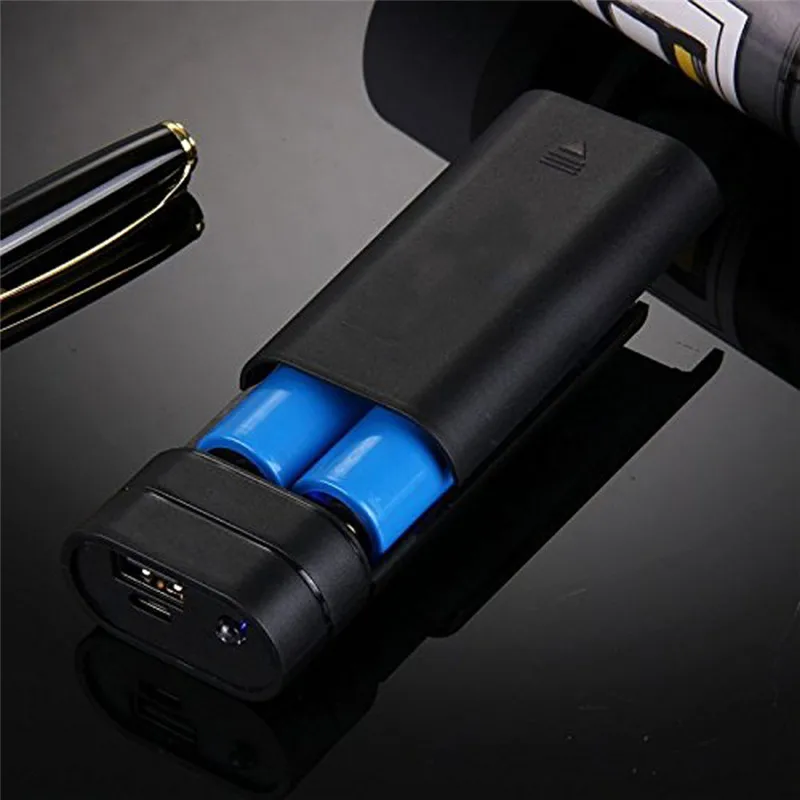 Новинка 5600 мАч 5 В 2X 18650 USB внешний аккумулятор зарядное устройство чехол сделай