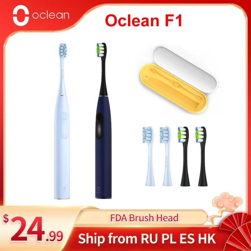 Зубная щетка Oclean F1 звуковая электрическая водонепроницаемая ультразвуковая