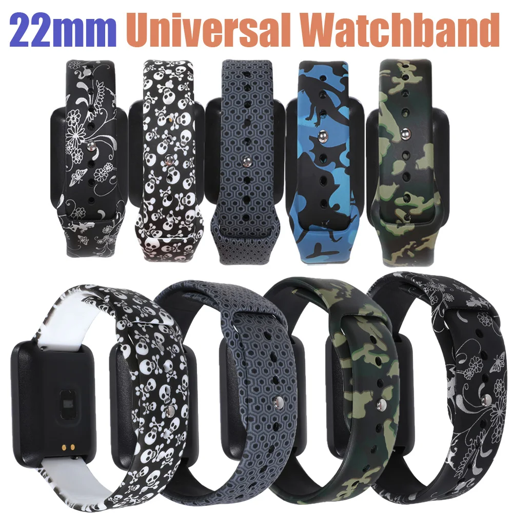 22 мм мужской ремешок для samsung Galaxy gear S3/Amazfit GTR 47 мм сменный ремешок для samsung Galaxy Watch 46 мм необычные браслеты