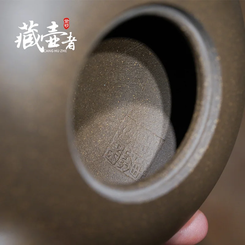 

Yixing purple clay teapot is pure handmade, single pot kungfu tea set, ziqidonglai teapot