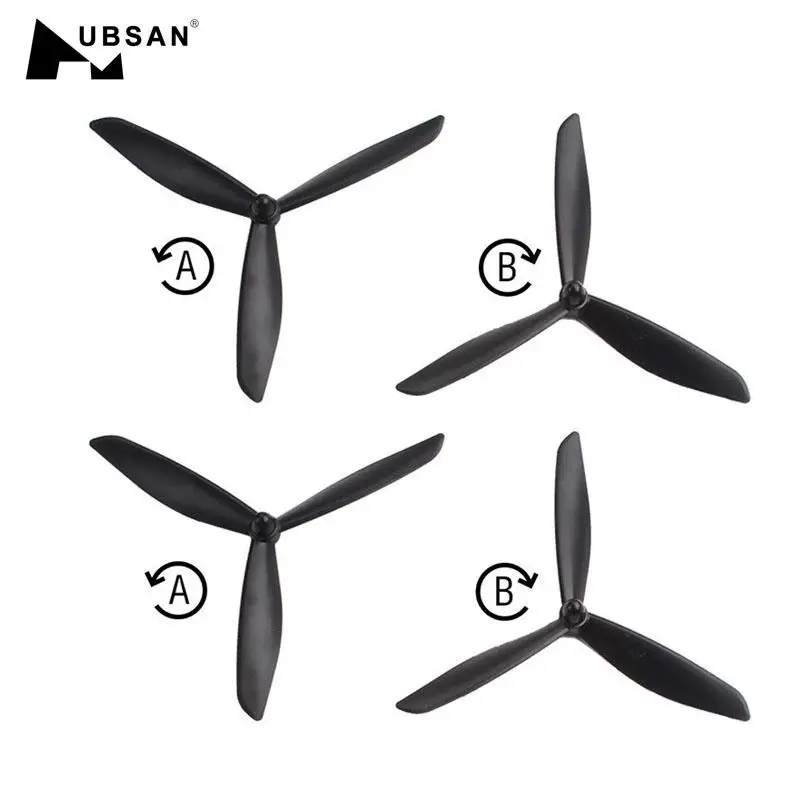 

4PCS Spare Parts for HUBSAN H109S X4 Triangle CW and CCW Propellers RC Quadcopter Drone Accessories